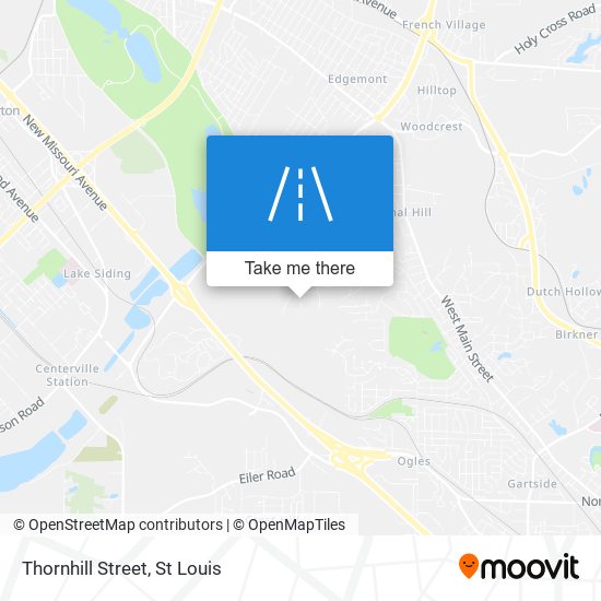 Mapa de Thornhill Street