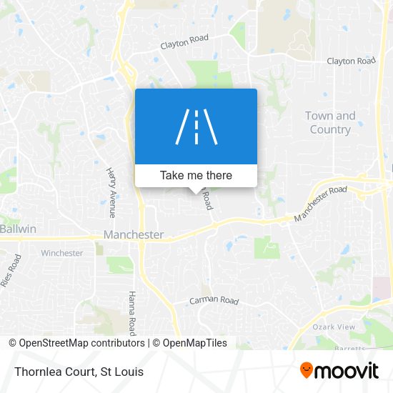 Mapa de Thornlea Court