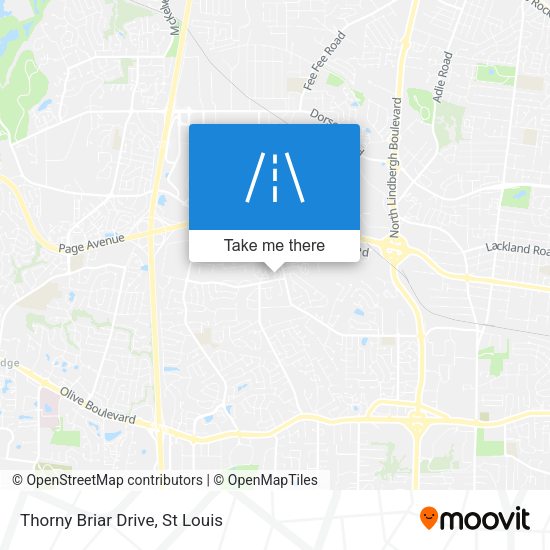 Mapa de Thorny Briar Drive