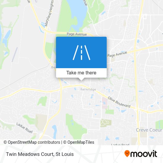 Mapa de Twin Meadows Court