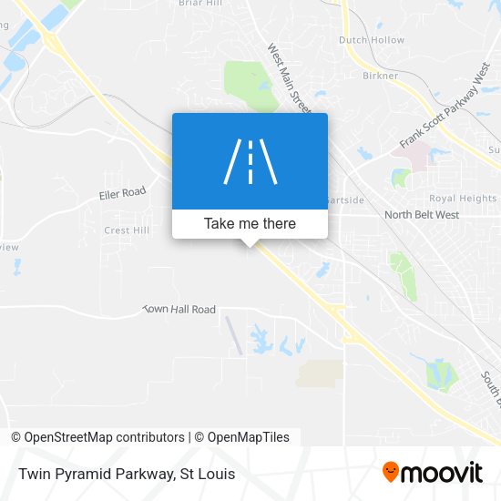 Twin Pyramid Parkway map
