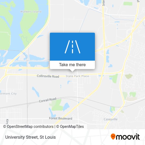 Mapa de University Street
