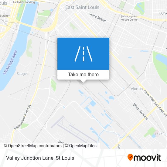 Valley Junction Lane map