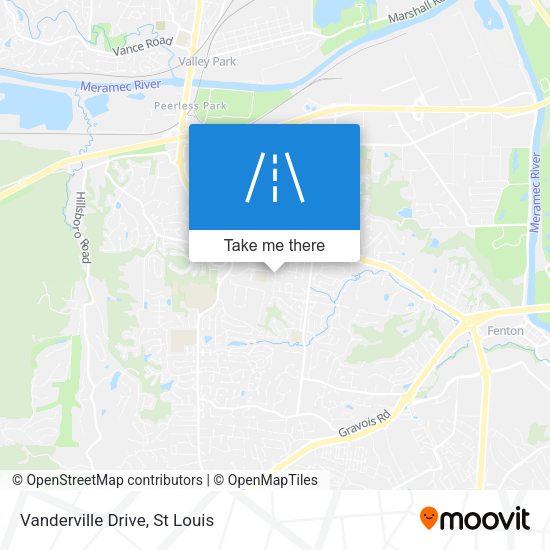Mapa de Vanderville Drive