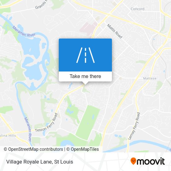 Mapa de Village Royale Lane