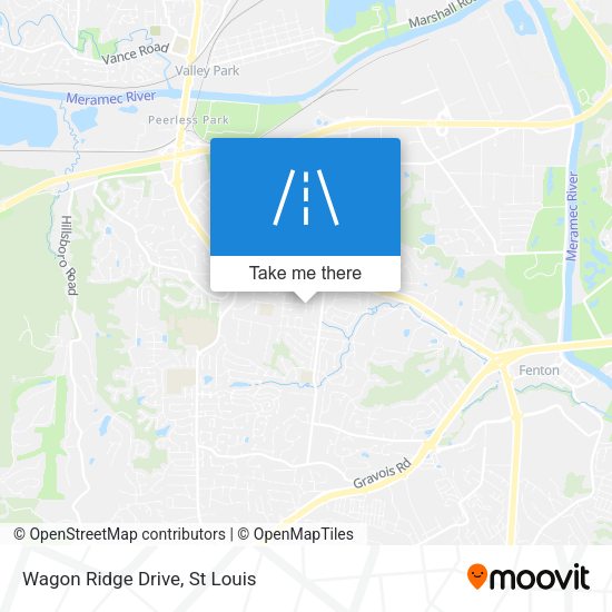 Wagon Ridge Drive map