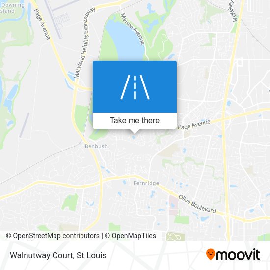 Mapa de Walnutway Court