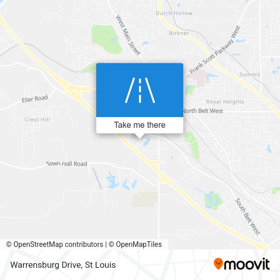Warrensburg Drive map