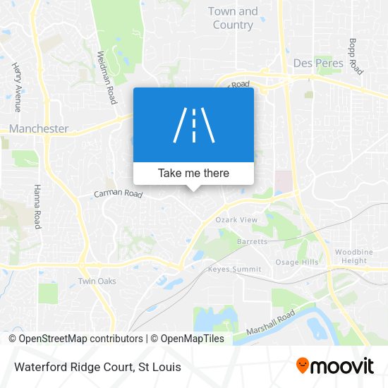 Waterford Ridge Court map