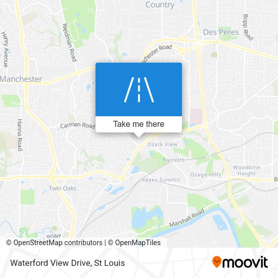 Waterford View Drive map