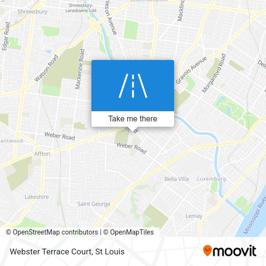 Mapa de Webster Terrace Court