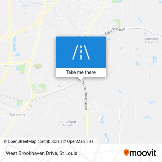 Mapa de West Brookhaven Drive