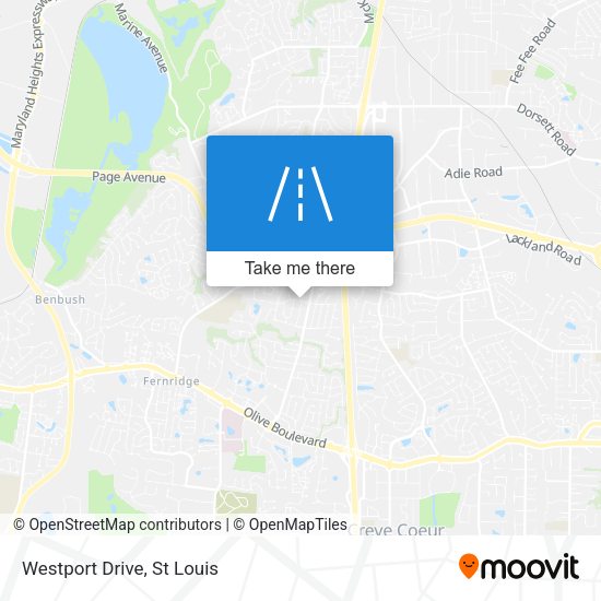 Mapa de Westport Drive