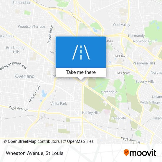 Mapa de Wheaton Avenue