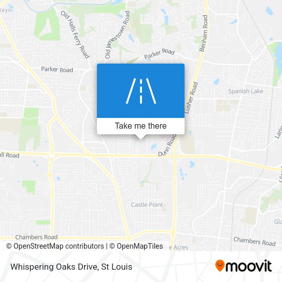 Whispering Oaks Drive map