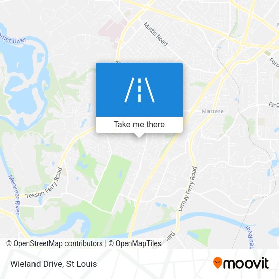 Mapa de Wieland Drive