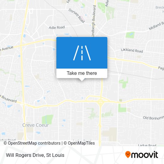 Will Rogers Drive map