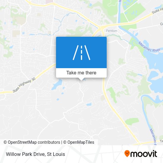 Mapa de Willow Park Drive