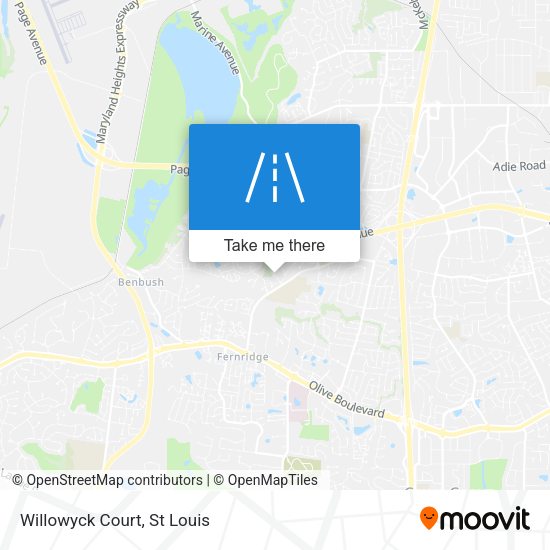Mapa de Willowyck Court