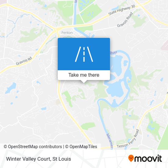 Winter Valley Court map
