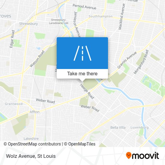 Wolz Avenue map