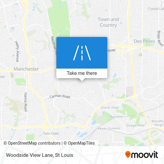Mapa de Woodside View Lane