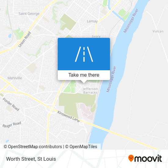 Mapa de Worth Street