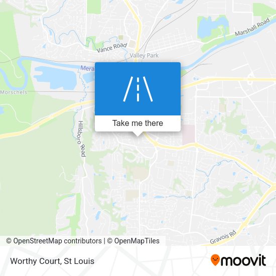 Mapa de Worthy Court