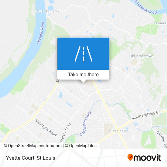 Mapa de Yvette Court