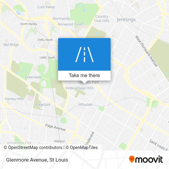 Mapa de Glenmore Avenue