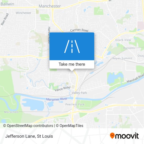 Mapa de Jefferson Lane