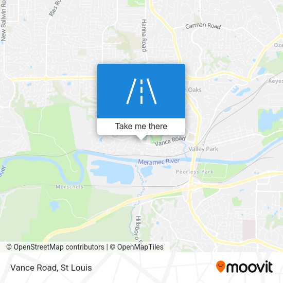 Mapa de Vance Road