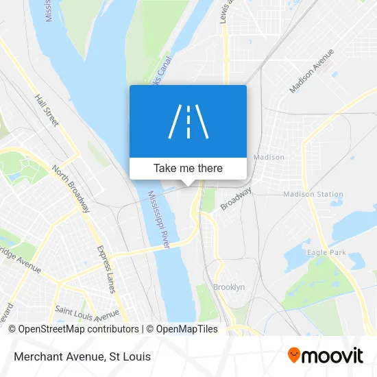 Merchant Avenue map