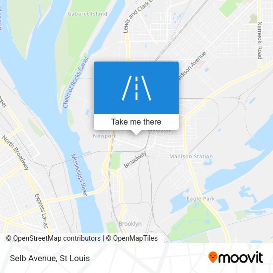 Mapa de Selb Avenue