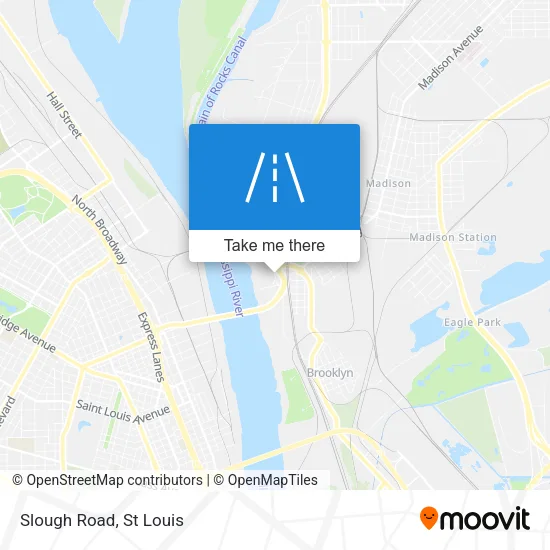 Slough Road map