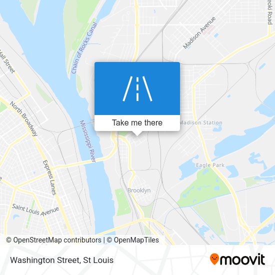 Mapa de Washington Street