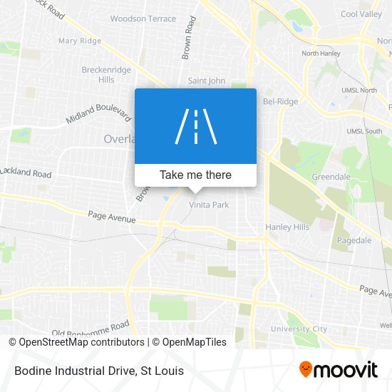 Bodine Industrial Drive map
