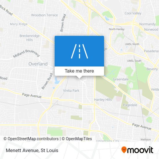 Mapa de Menett Avenue
