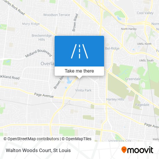 Walton Woods Court map