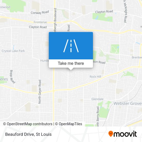 Mapa de Beauford Drive