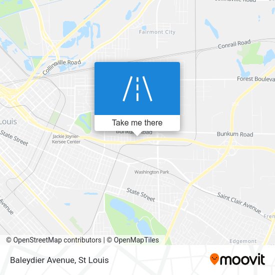 Mapa de Baleydier Avenue