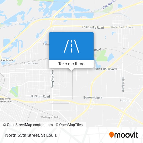Mapa de North 65th Street