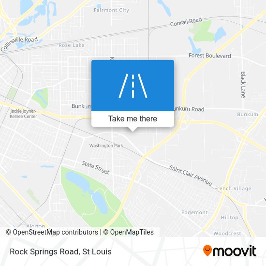 Mapa de Rock Springs Road