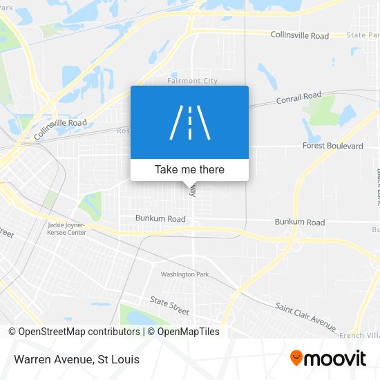 Mapa de Warren Avenue
