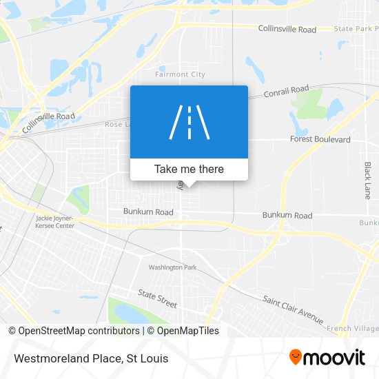Westmoreland Place map