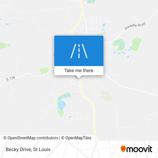 Mapa de Becky Drive