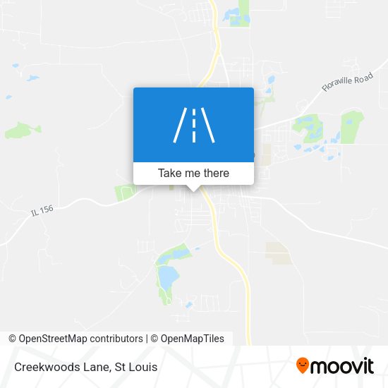 Mapa de Creekwoods Lane