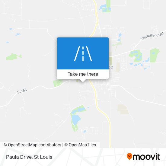 Paula Drive map