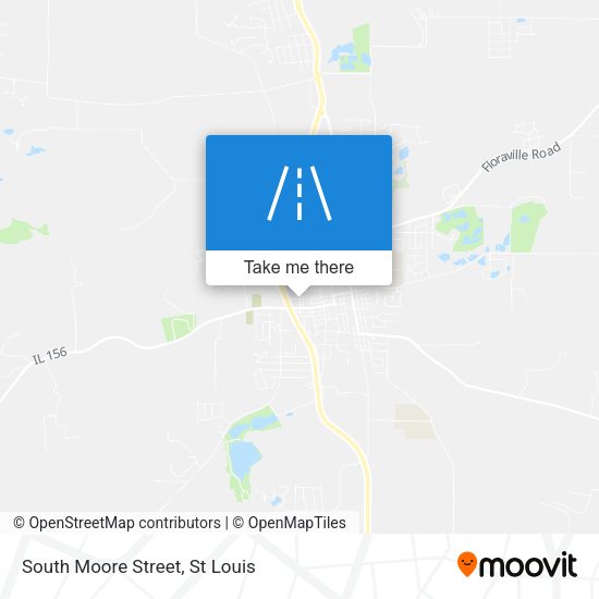 South Moore Street map
