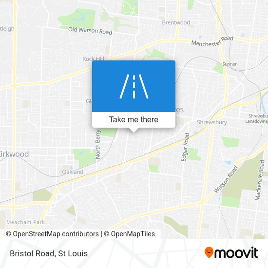 Mapa de Bristol Road